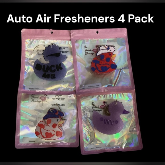 Hand Crafted Other - HANDCRAFTED 4 PACK JEEP DUCK AUTO AIR FRESHENERS GREAT GIFT
